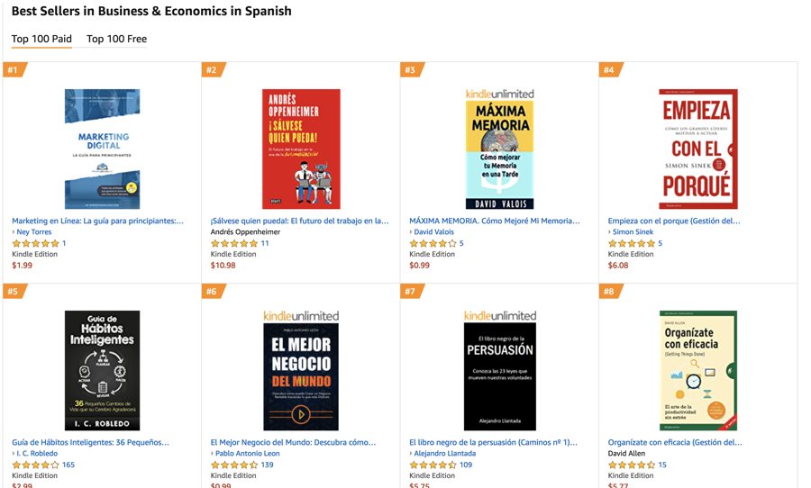 Marketing en Línea — Amazon #1