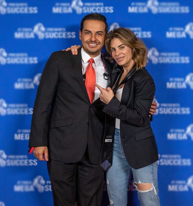 Ney Torres con Jillian Michaels