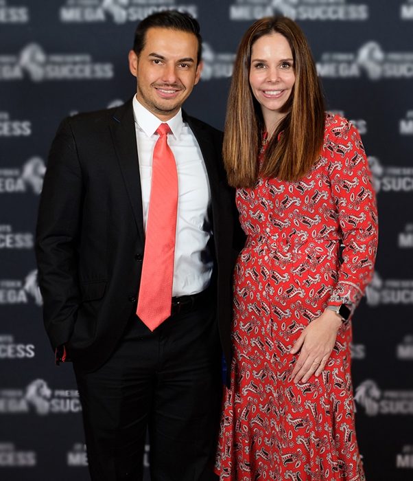 Ney Torres con Moira Forbes