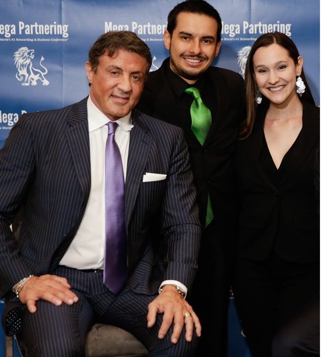 Ney Torres con Sylvester Stallone