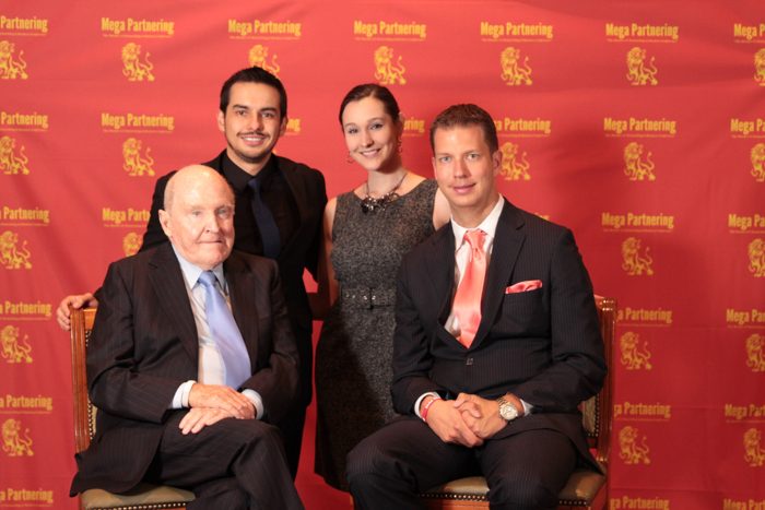 Ney Torres con Jack Welch